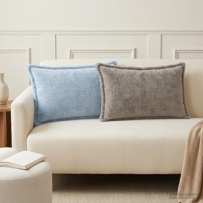 Cushion Cover 6 pcs HOUTEN Light Grey 40 x 60 cm
