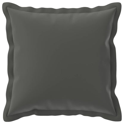 Cushion Cover 2 pcs HOUTEN Anthracite 35 x 35 cm Polyester