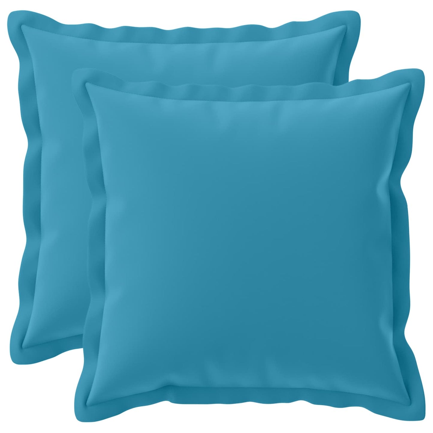 Cushion Cover 2 pcs HOUTEN Light Blue 35 x 35 cm Polyester