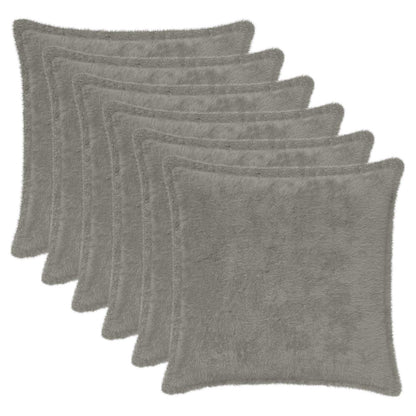 Cushion Cover 6 pcs HOUTEN Light Grey 35 x 35 cm