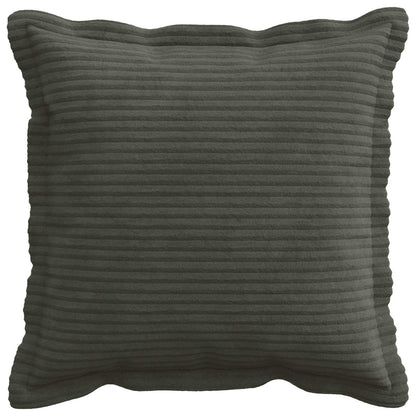 Cushion Cover 6 pcs HOUTEN Anthracite 40 x 40 cm Corduroy