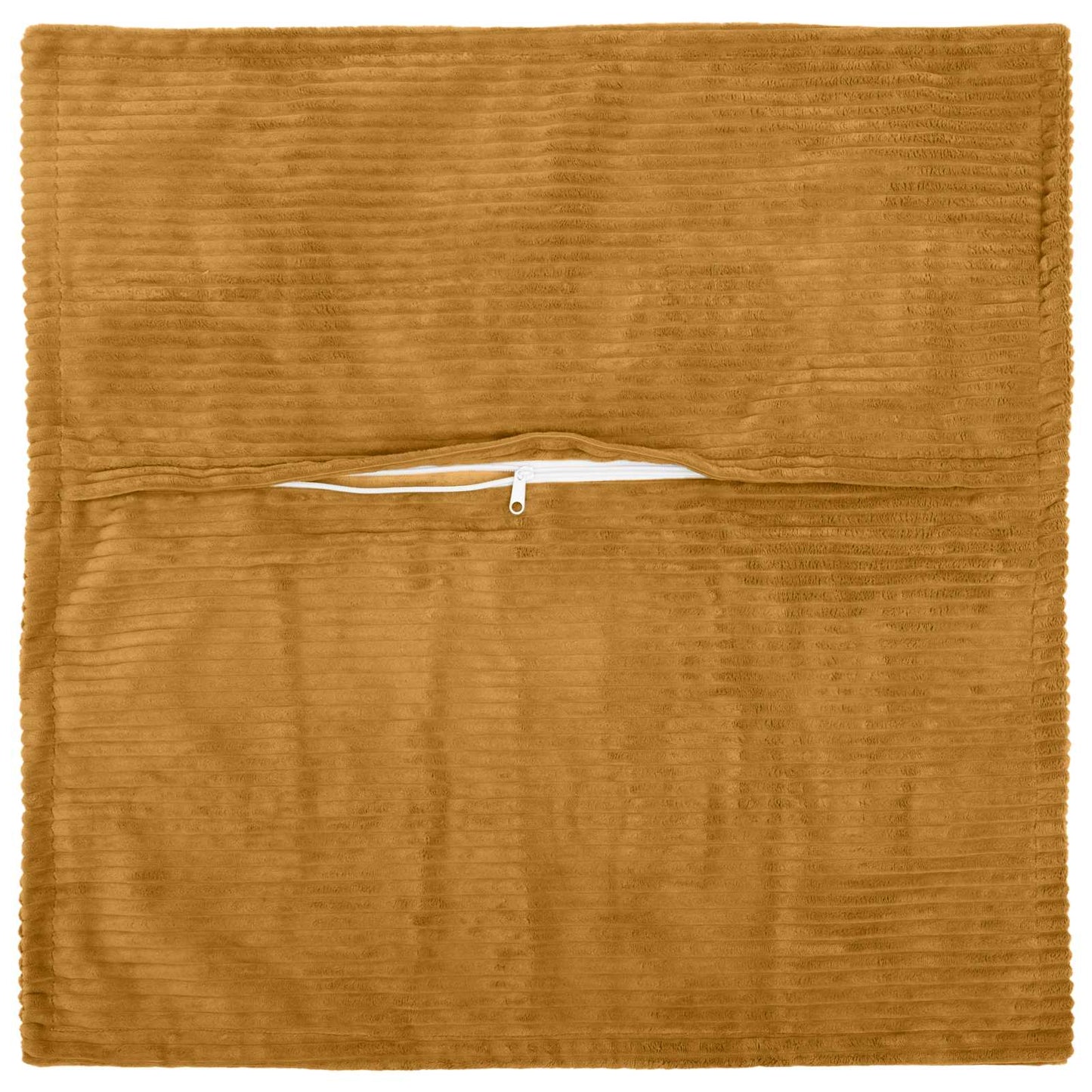 Cushion Cover 12 pcs HOUTEN Yellow 40 x 40 cm Corduroy