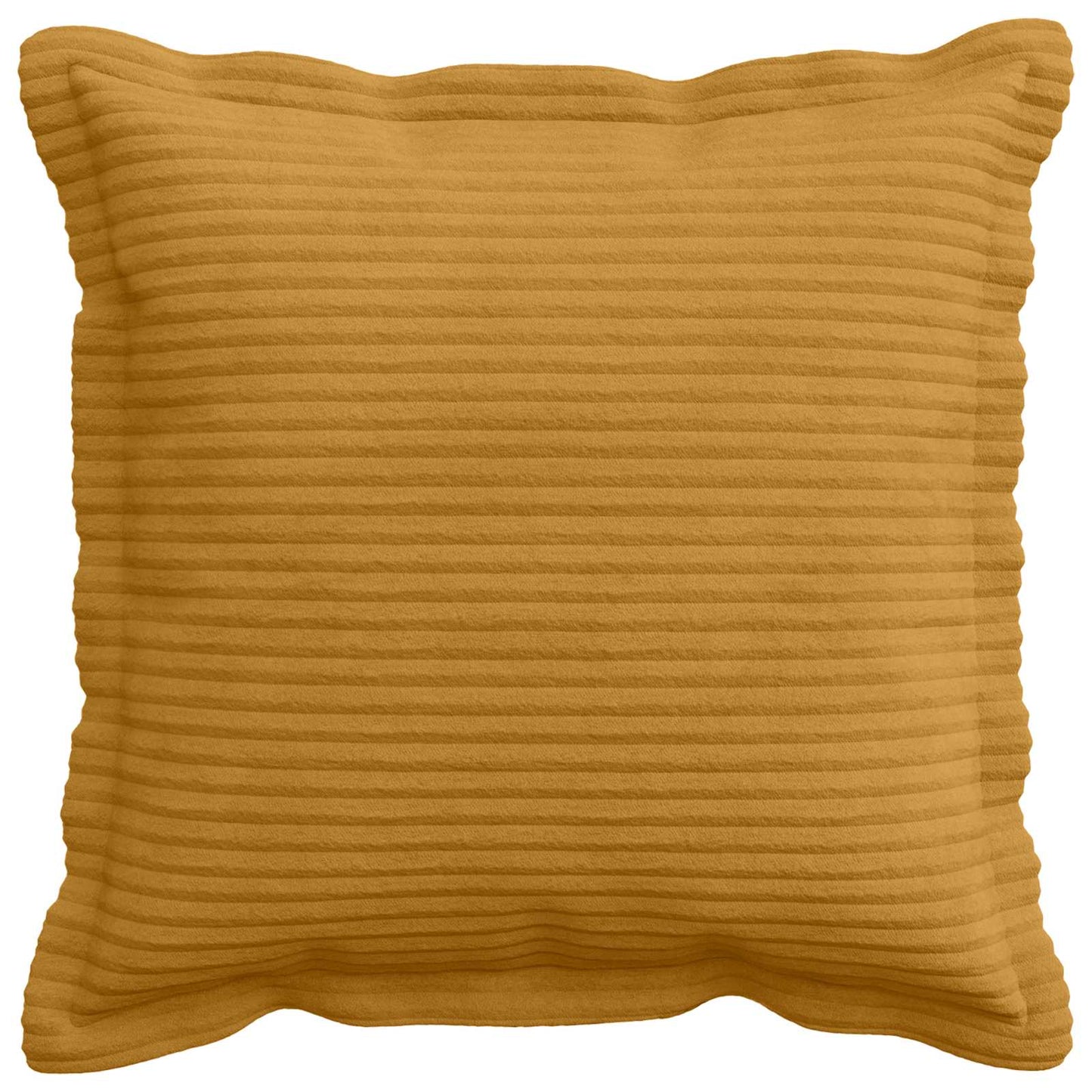 Cushion Cover 12 pcs HOUTEN Yellow 40 x 40 cm Corduroy