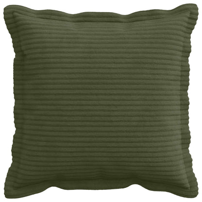 Cushion Cover 12 pcs HOUTEN Green 40 x 40 cm Corduroy
