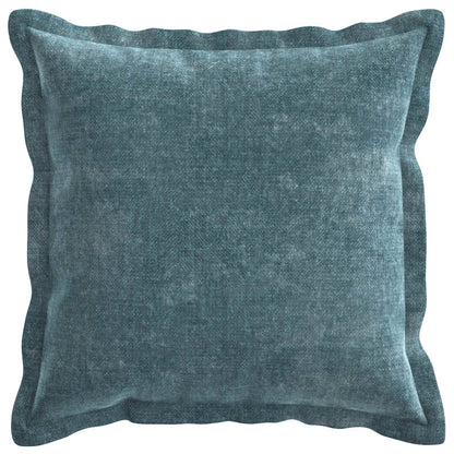 Cushion Cover 12 pcs HOUTEN Blue 40 x 40 cm Chenille Fabric