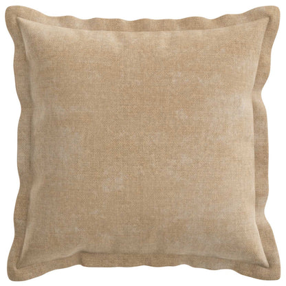 Cushion Cover 12 pcs HOUTEN Taupe 40 x 40 cm Chenille Fabric