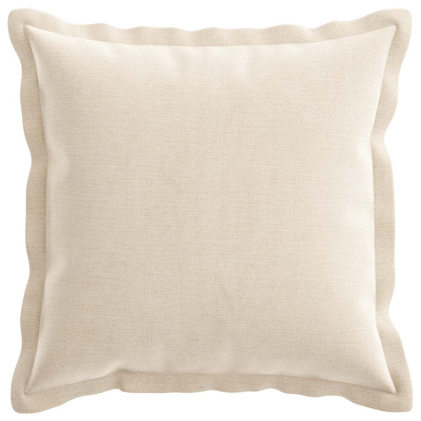Cushion Cover 12 pcs HOUTEN Cream 40 x 40 cm Chenille Fabric
