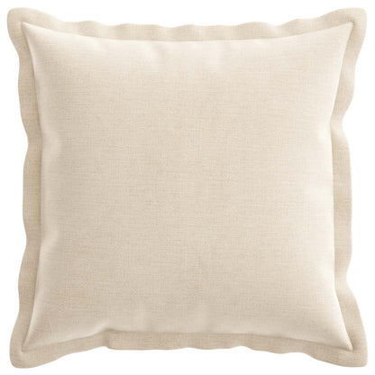 Cushion Cover 12 pcs HOUTEN Cream 40 x 40 cm Chenille Fabric