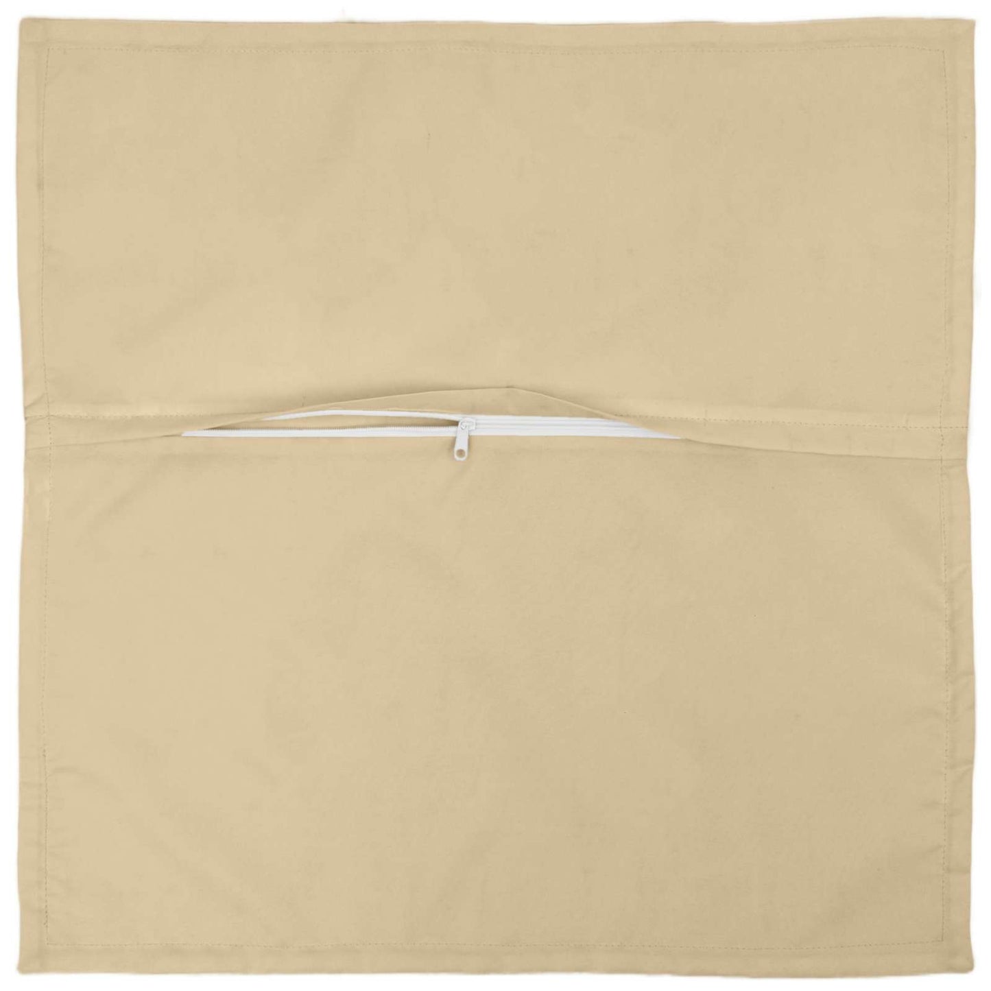 Cushion Cover 12 pcs HOUTEN Beige 40 x 40 cm Polyester
