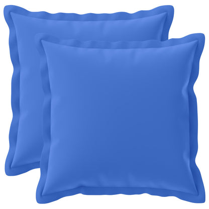 Cushion Cover 2 pcs HOUTEN Royal Blue 40 x 40 cm Polyester