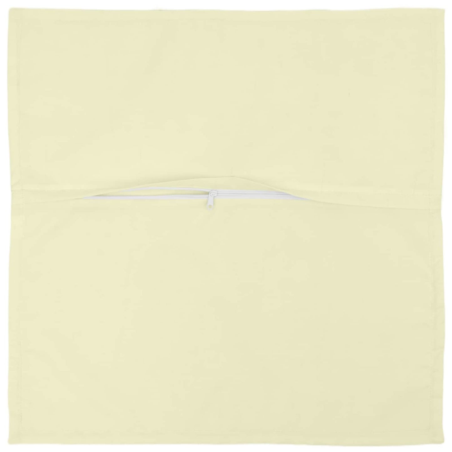 Cushion Cover 2 pcs HOUTEN Cream 40 x 40 cm Polyester