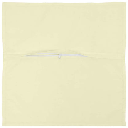 Cushion Cover 12 pcs HOUTEN Cream 40 x 40 cm Polyester