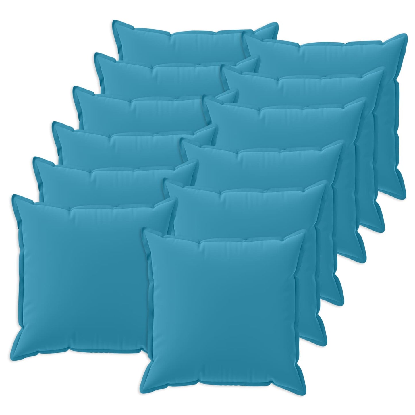 Cushion Cover 12 pcs HOUTEN Light Blue 40 x 40 cm Polyester