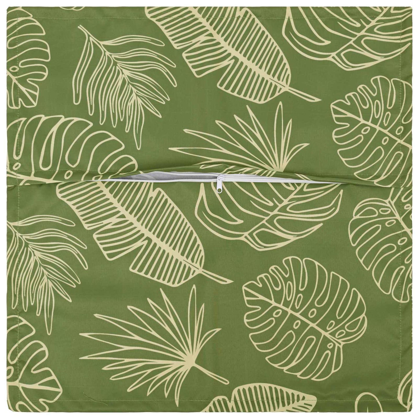 Cushion Cover 12 pcs HOUTEN Leaf Design 40 x 40 cm Polyester