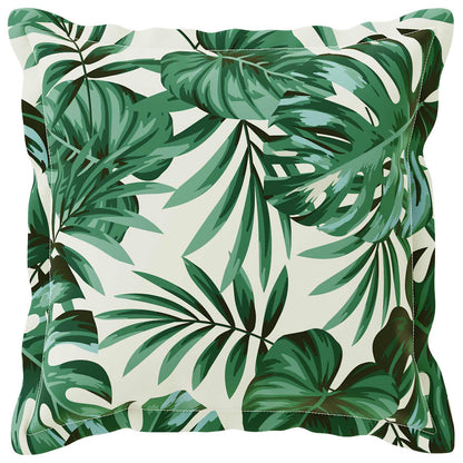 Cushion Cover 2 pcs HOUTEN Leaf Pattern 40 x 40 cm Polyester