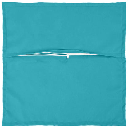 Cushion Cover 6 pcs HOUTEN Turquoise 40 x 40 cm Polyester