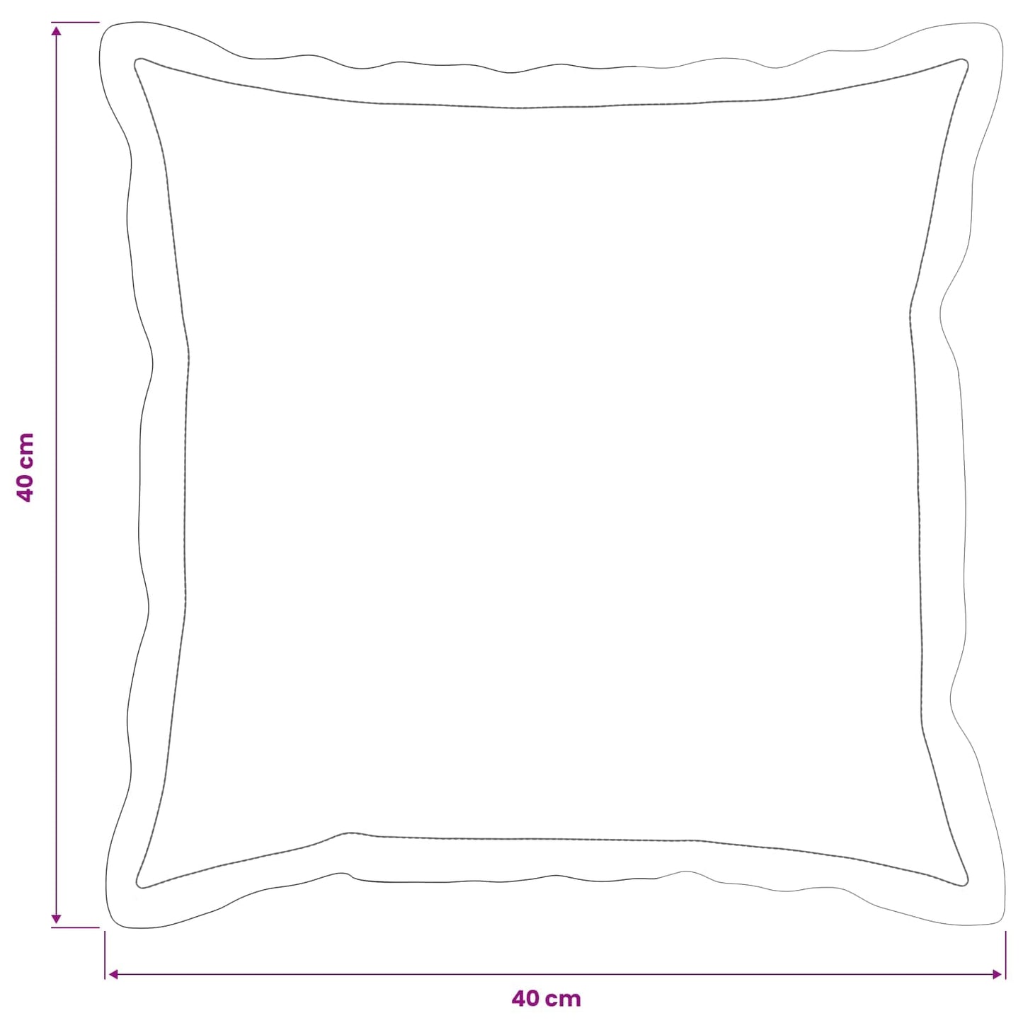 Cushion Cover 12 pcs HOUTEN Taupe 40 x 40 cm Faux Rabbit Fur