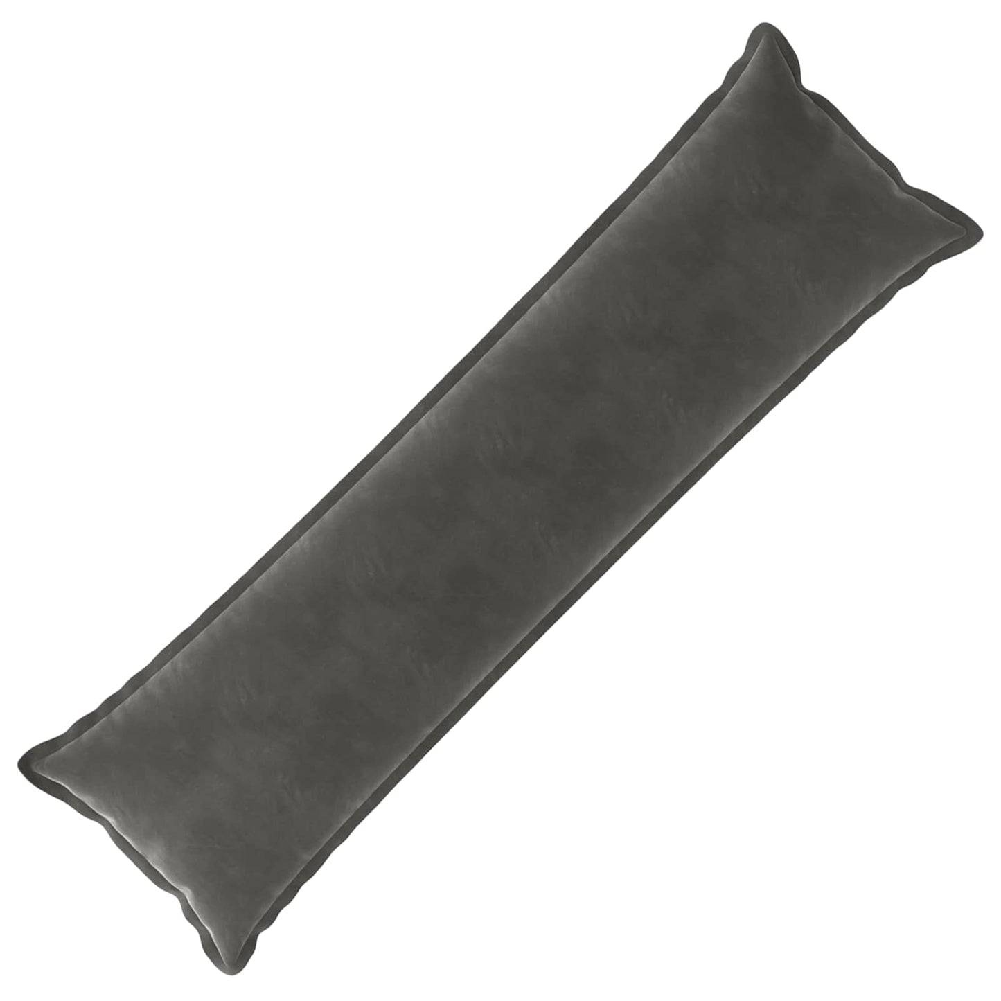 Cushion Cover HOUTEN Dark Grey 40 x 145 cm Velvet