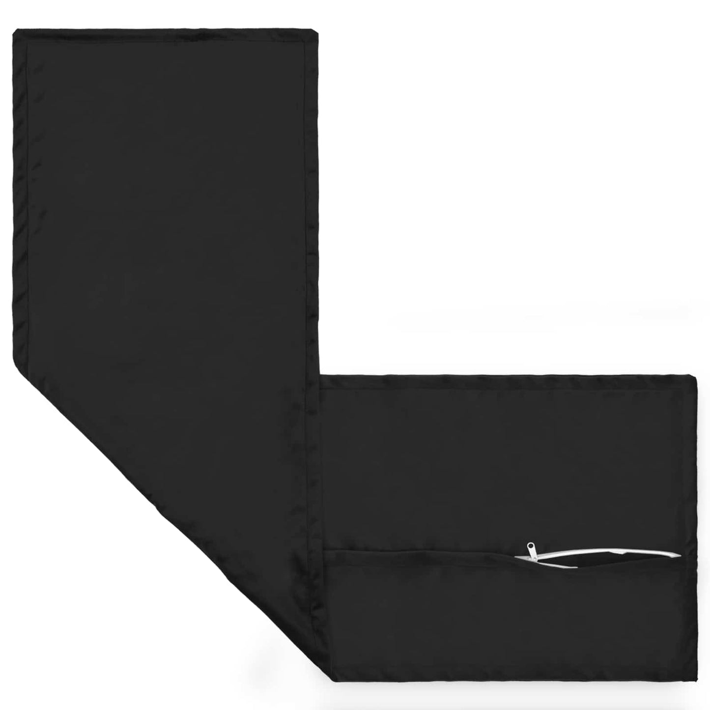 Cushion Cover HOUTEN Black 40 x 145 cm Velvet