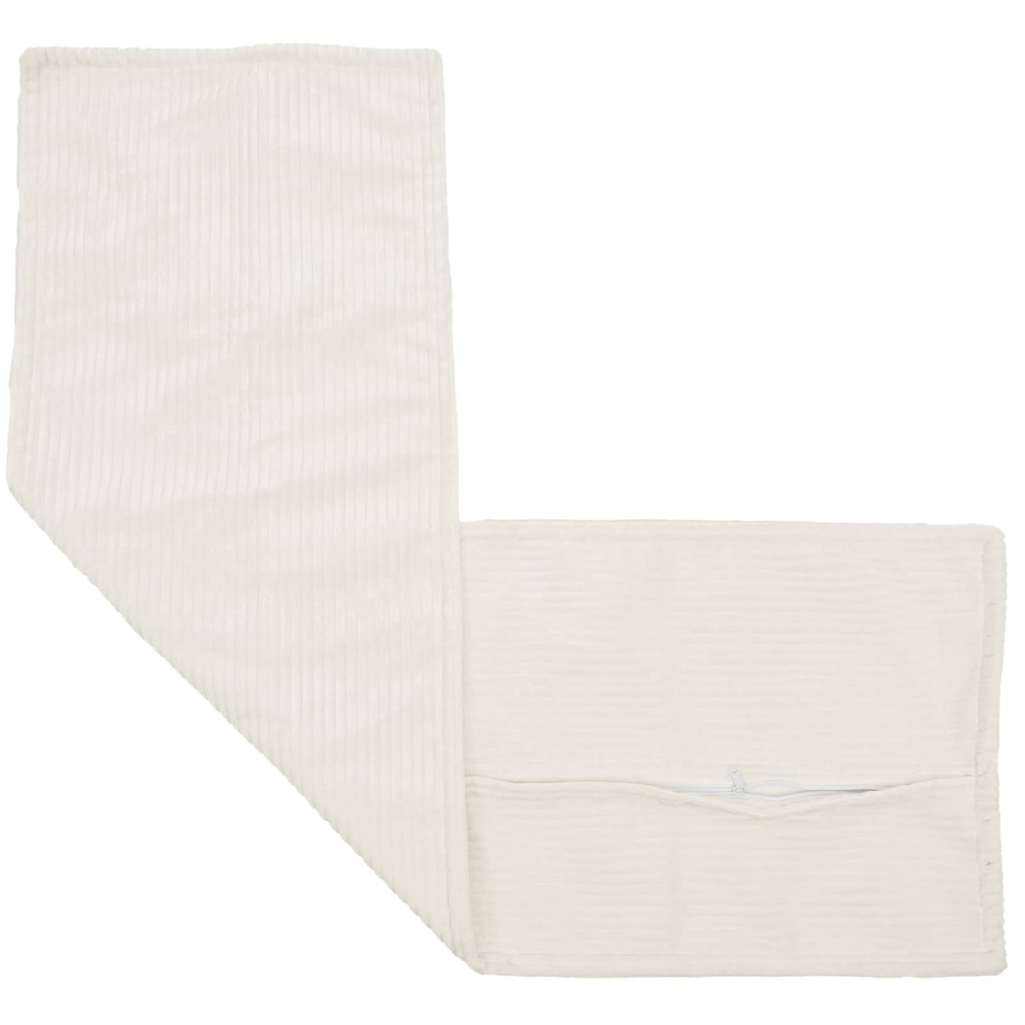 Cushion Cover 2 pcs HOUTEN Cream 40 x 145 cm Corduroy