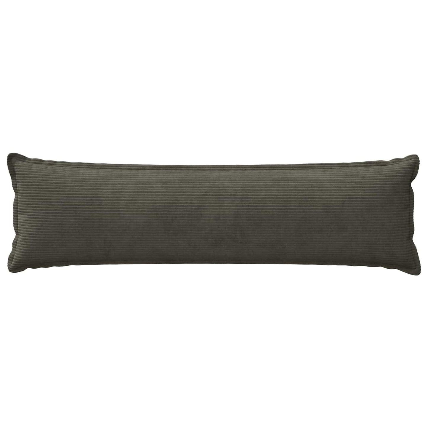 Cushion Cover 2 pcs HOUTEN Anthracite 40 x 145 cm Corduroy