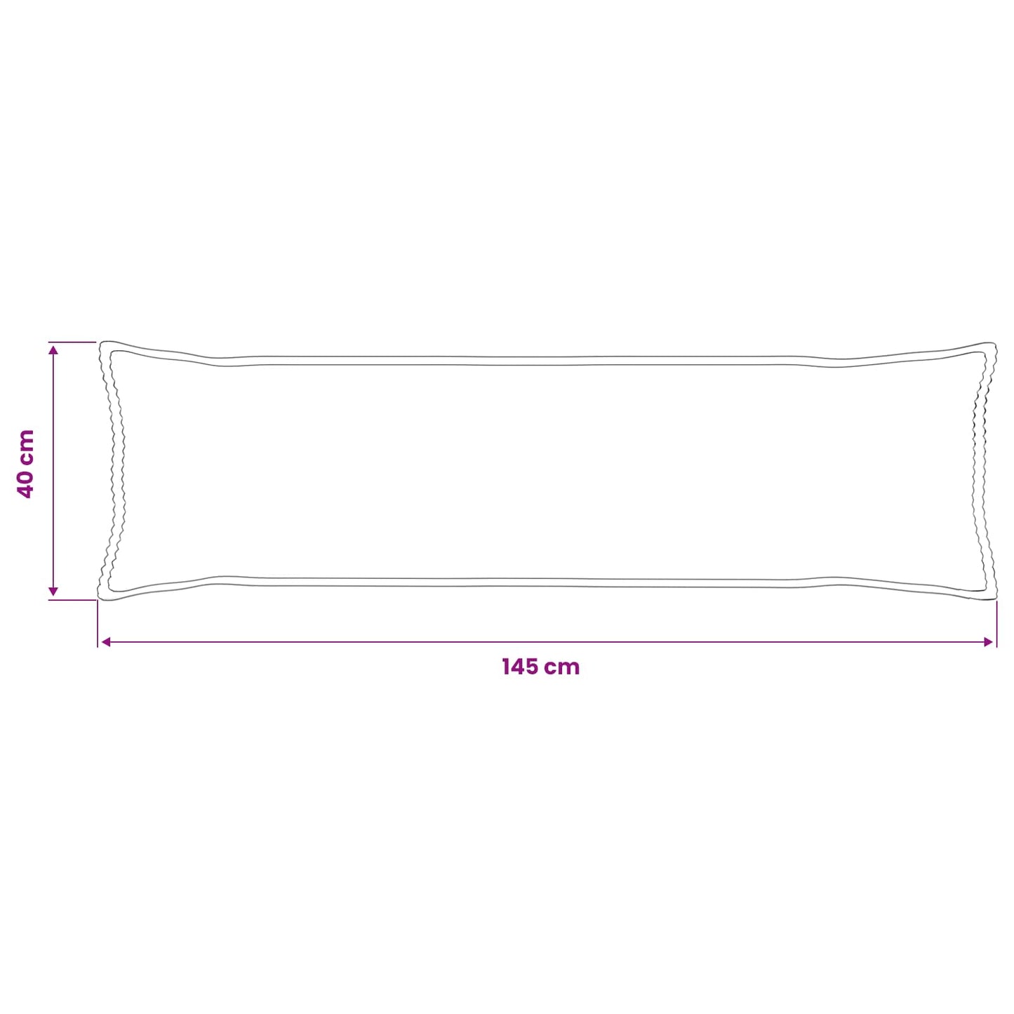 Cushion Cover 2 pcs HOUTEN Green 40 x 145 cm Corduroy
