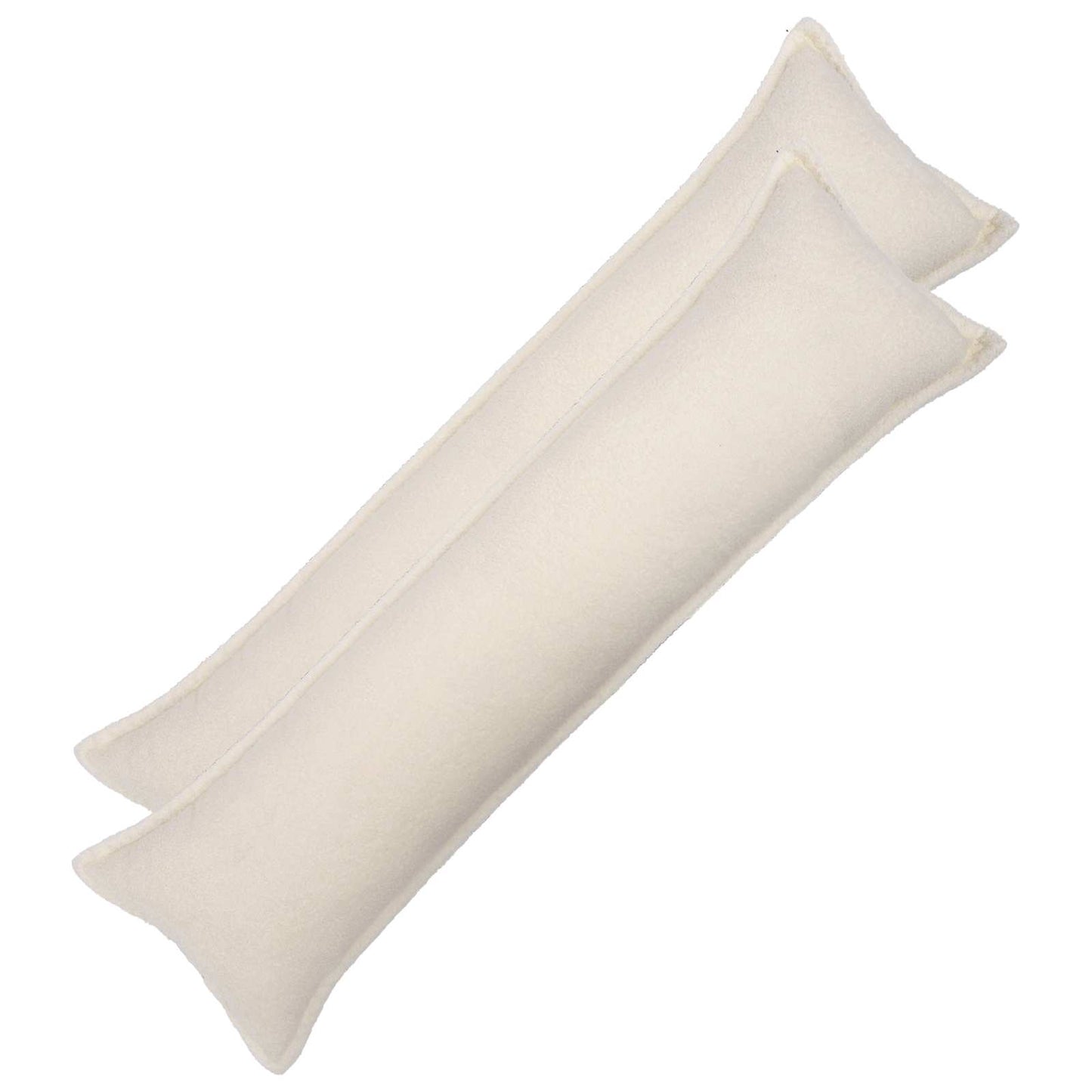 Cushion Cover 2 pcs HOUTEN Cream 40 x 145 cm Bouclé