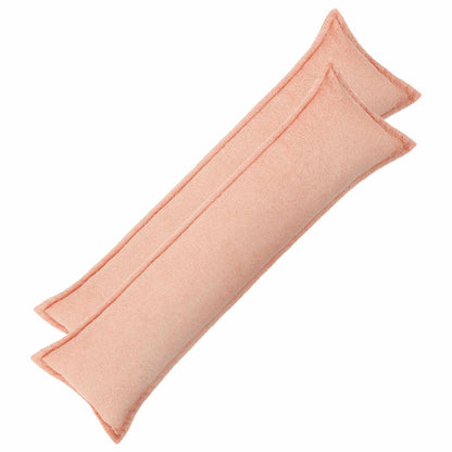 Cushion Cover 2 pcs HOUTEN Pink 40 x 145 cm Bouclé