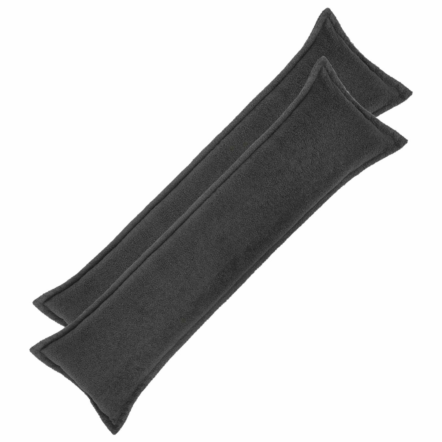Cushion Cover 2 pcs HOUTEN Dark Grey 40 x 145 cm Bouclé