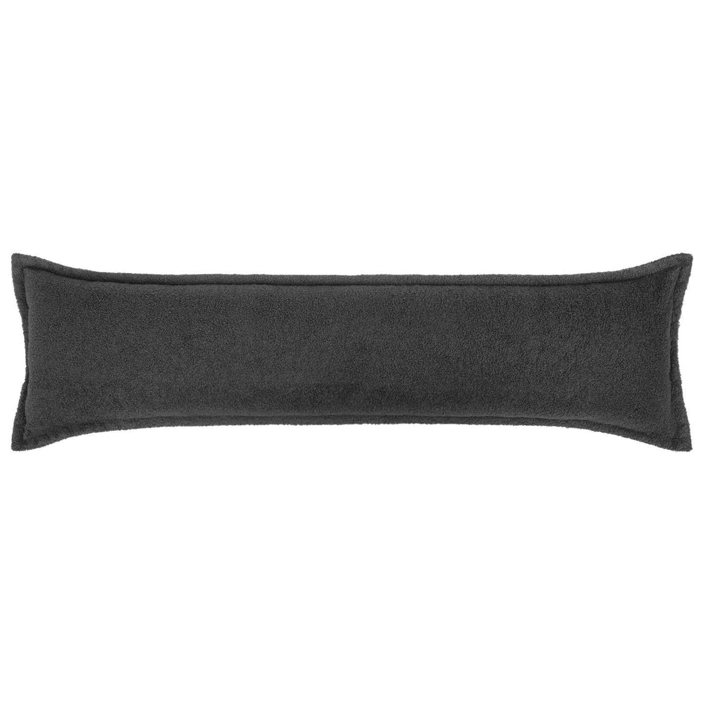 Cushion Cover 2 pcs HOUTEN Dark Grey 40 x 145 cm Bouclé