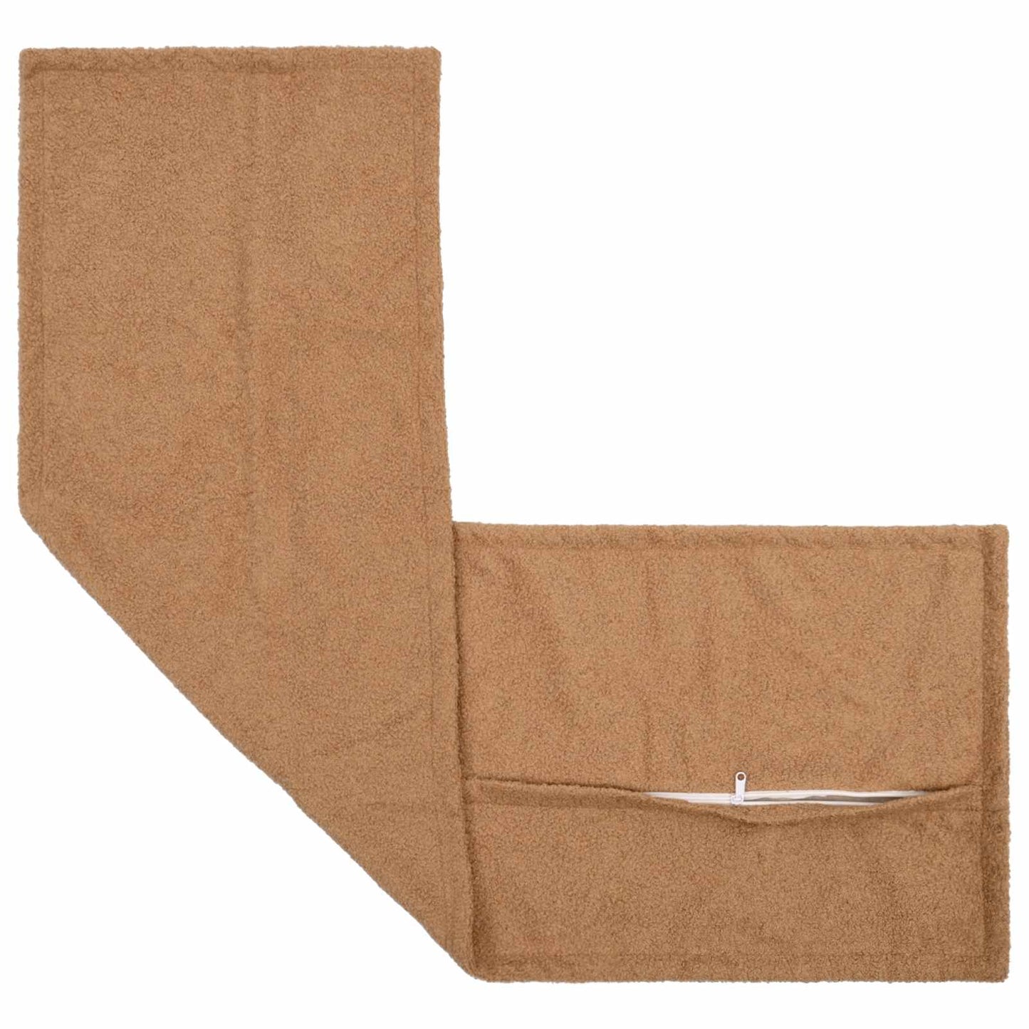Cushion Cover 2 pcs HOUTEN Beige 40 x 145 cm Bouclé