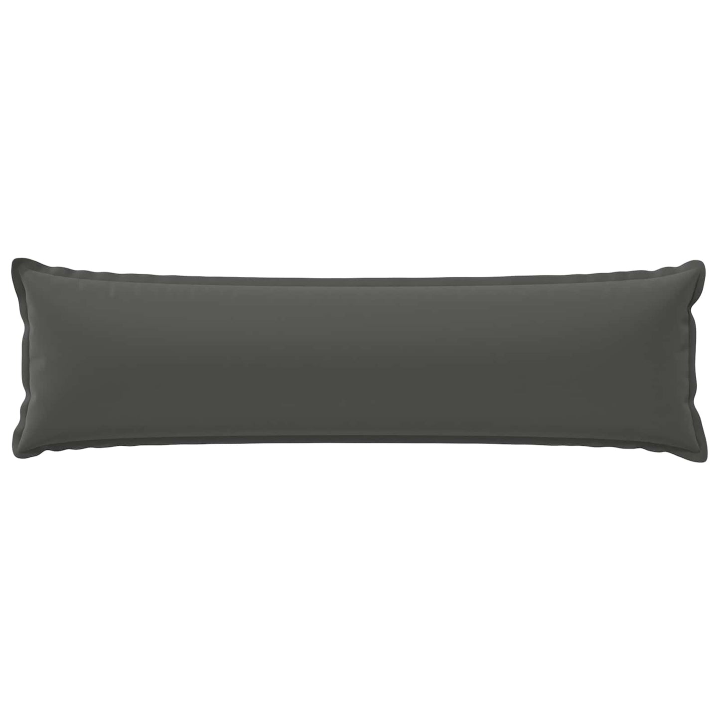 Cushion Cover 2 pcs HOUTEN Anthracite 40 x 145 cm Polyester