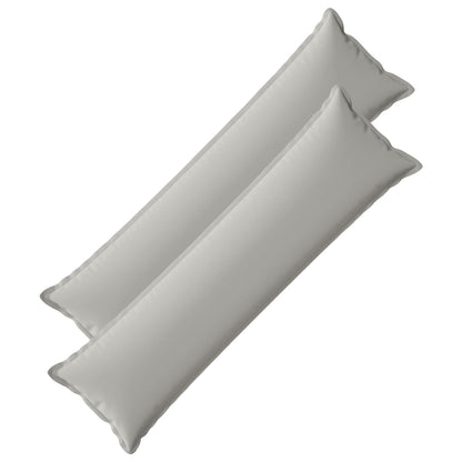 Cushion Cover 2 pcs HOUTEN Grey 40 x 145 cm Polyester