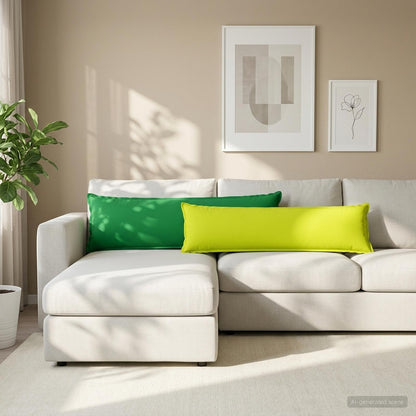 Cushion with Pillow HOUTEN 2 pcs Green Polyester