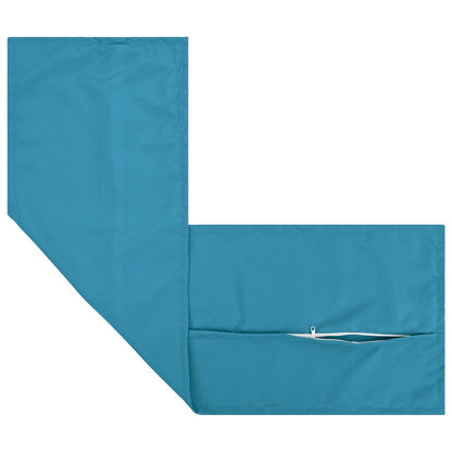 Cushion Cover 2 pcs HOUTEN Light Blue 40 x 145 cm Polyester