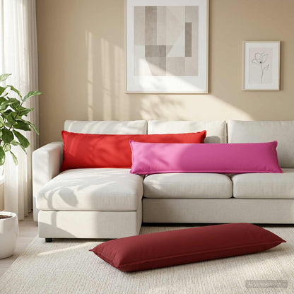 Cushion with Pillow HOUTEN 2 pcs Red Polyester