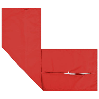 Cushion Cover 2 pcs HOUTEN Red 40 x 145 cm Polyester