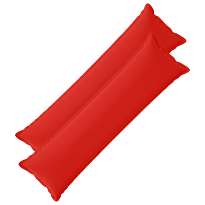 Cushion Cover 2 pcs HOUTEN Red 40 x 145 cm Polyester