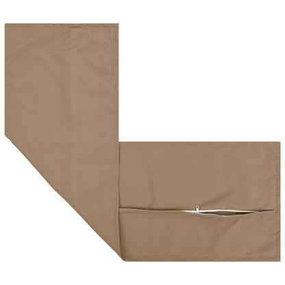 Cushion Cover HOUTEN Taupe 40 x 145 cm Polyester