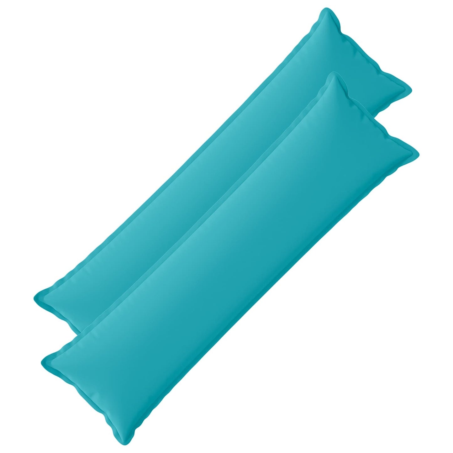 Cushion Cover 2 pcs HOUTEN Turquoise 40 x 145 cm Polyester