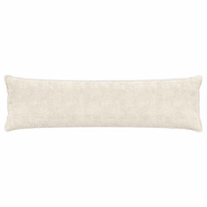 Cushion Cover 2 pcs HOUTEN White 40 x 145 cm Faux Rabbit Fur