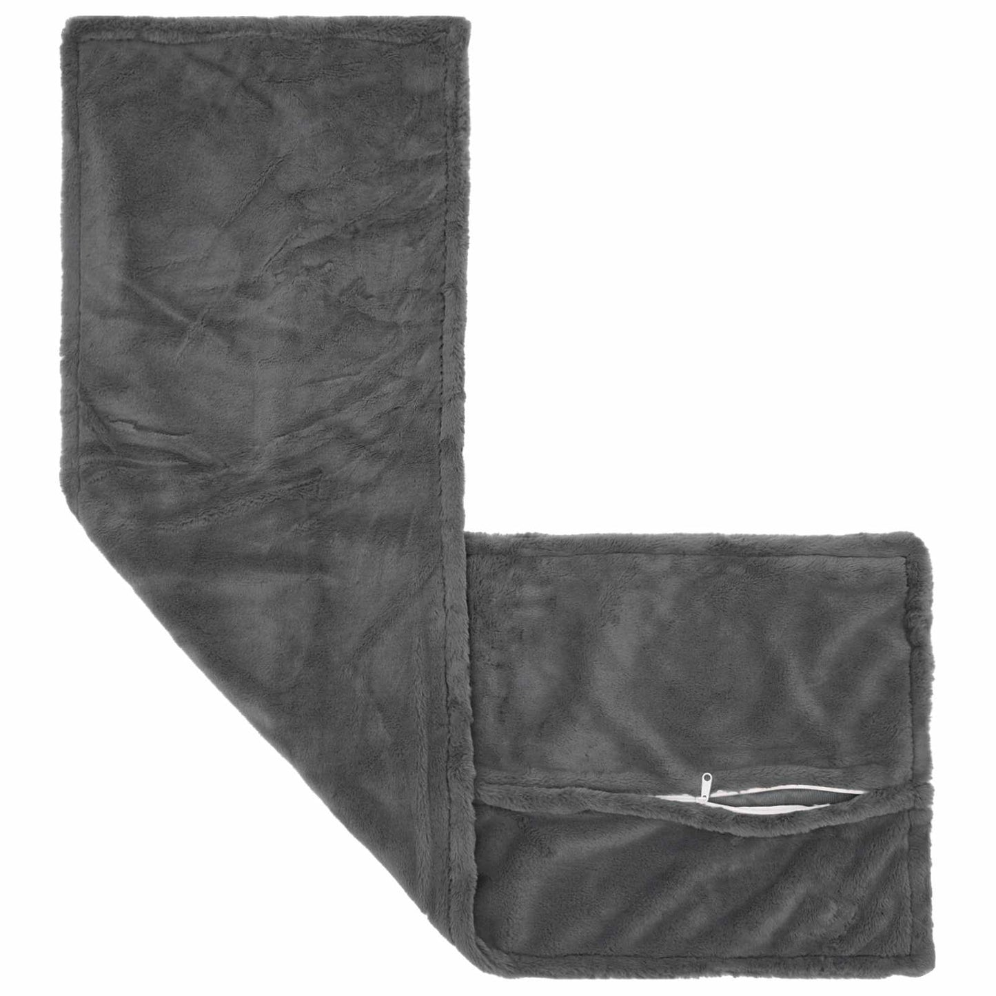 Cushion Cover 2 pcs HOUTEN Dark Grey 40 x 145 cm