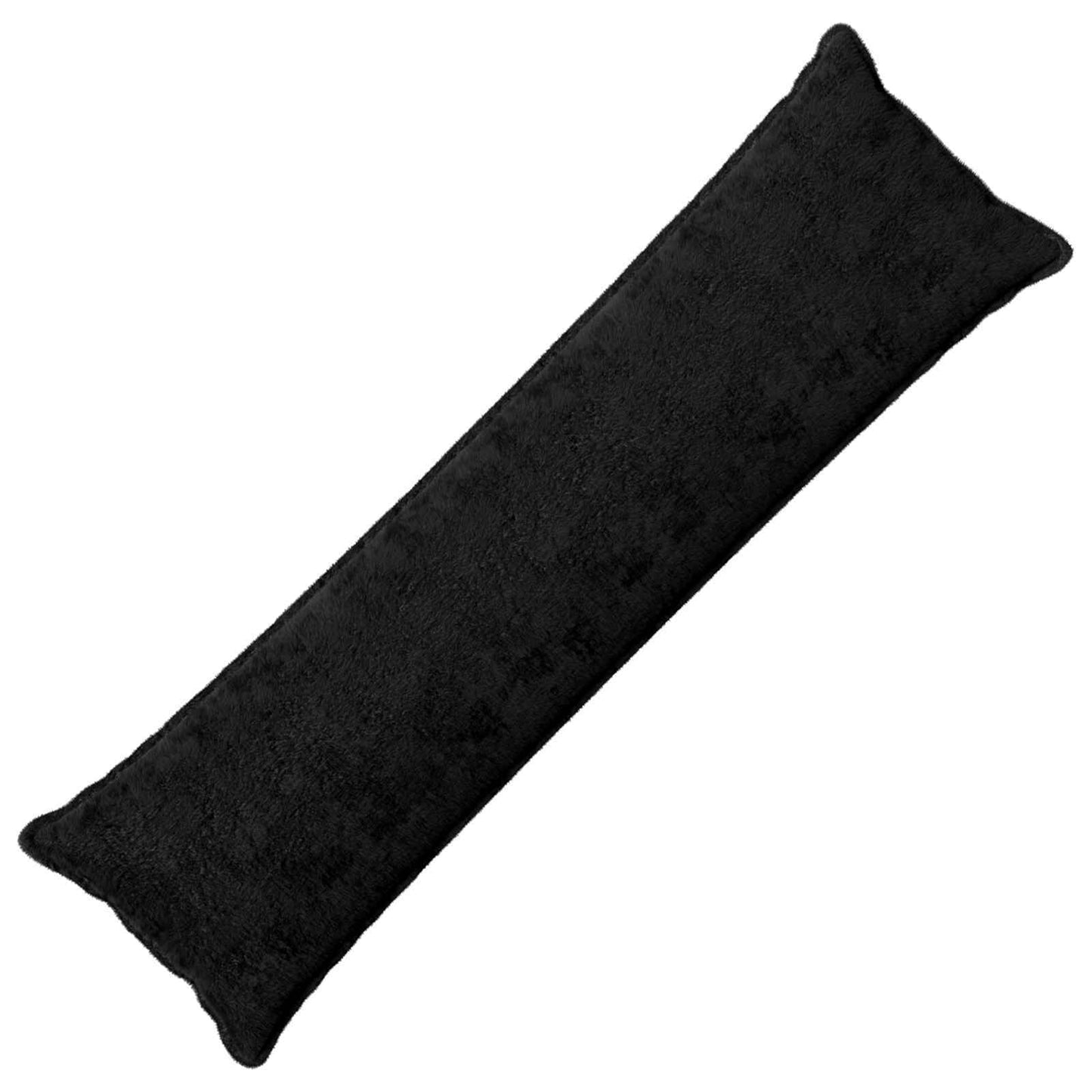 Cushion Cover HOUTEN Black 40 x 145 cm Faux Rabbit Fur
