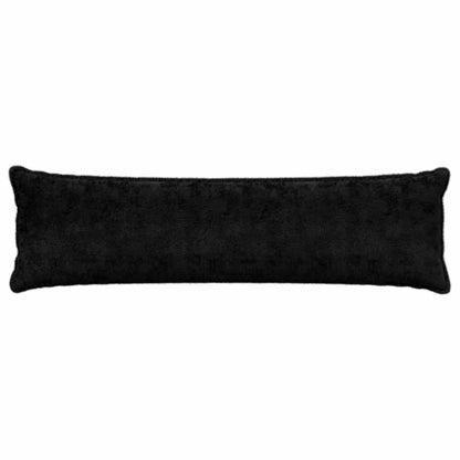 Cushion Cover HOUTEN Black 40 x 145 cm Faux Rabbit Fur