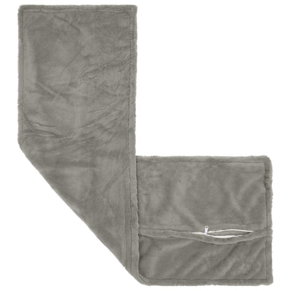 Cushion Cover 2 pcs HOUTEN Light Grey 40 x 145 cm