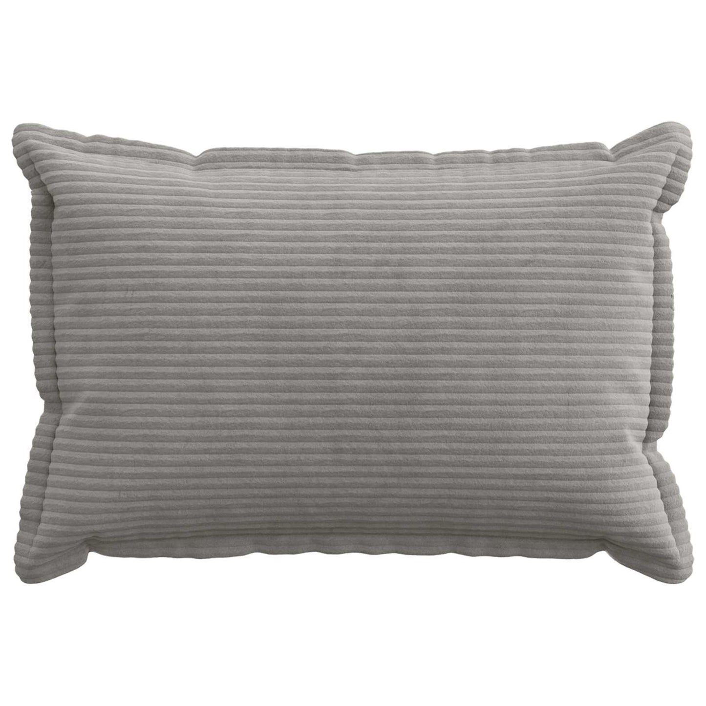 Cushion Cover 6 pcs HOUTEN Light Grey 40 x 60 cm Corduroy