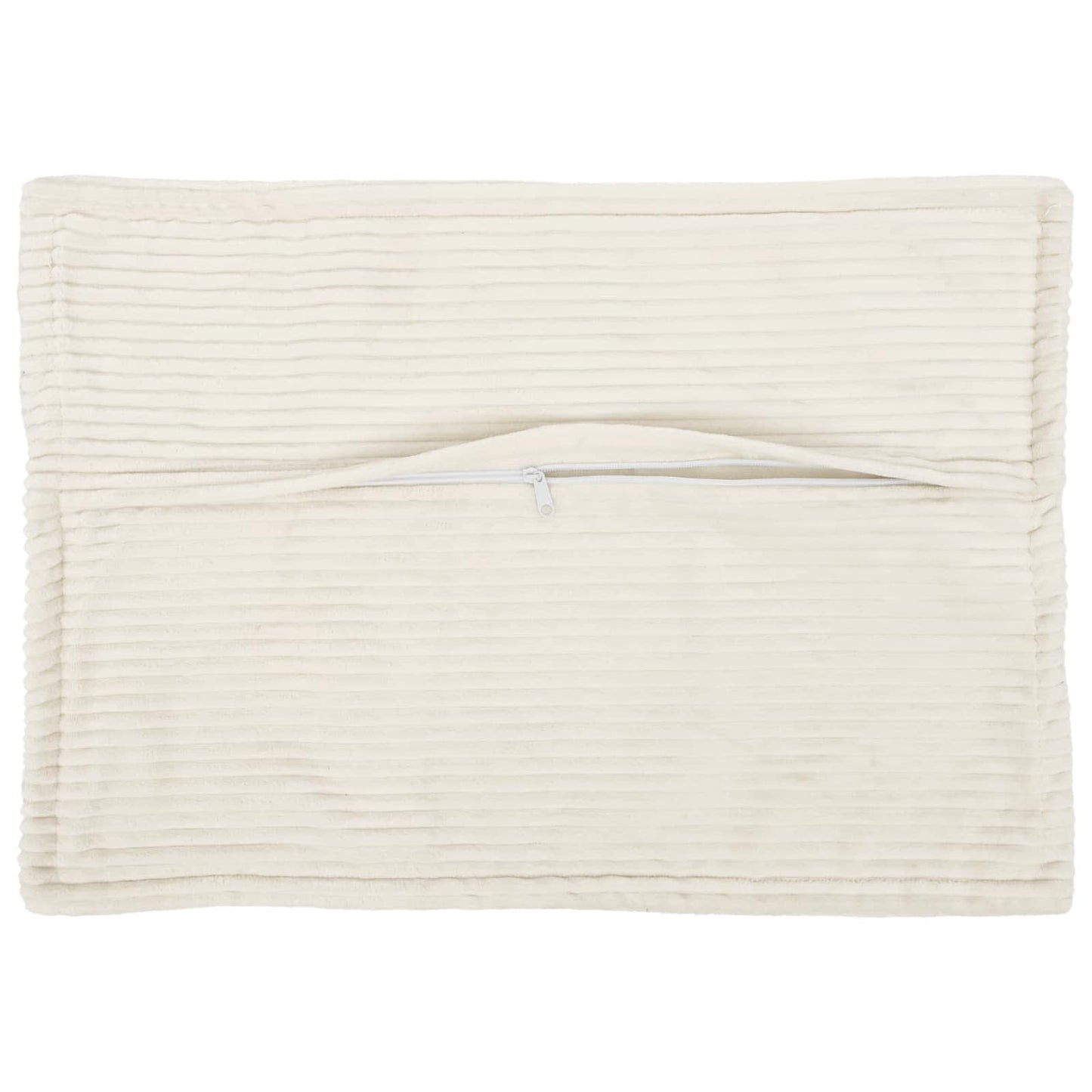 Cushion Cover 6 pcs HOUTEN Cream 40 x 60 cm Corduroy