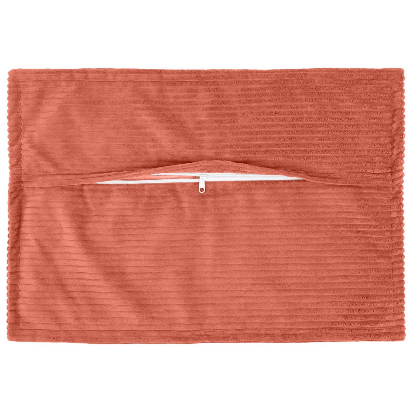 Cushion Cover 6 pcs HOUTEN Red Orange 40 x 60 cm Corduroy
