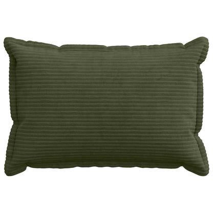 Cushion Cover 6 pcs HOUTEN Green 40 x 60 cm Corduroy