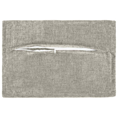 Cushion Cover 6 pcs HOUTEN Light Grey 40 x 60 cm